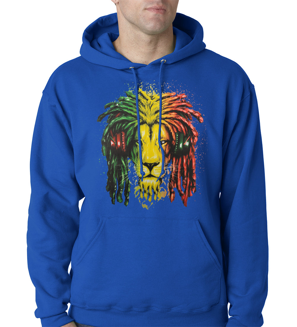 Rasta Colored Lion Hoodie
