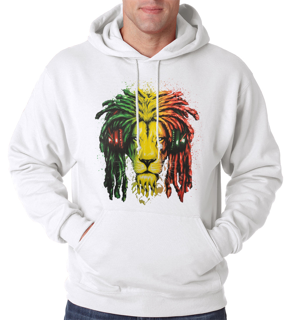 Rasta Colored Lion Hoodie