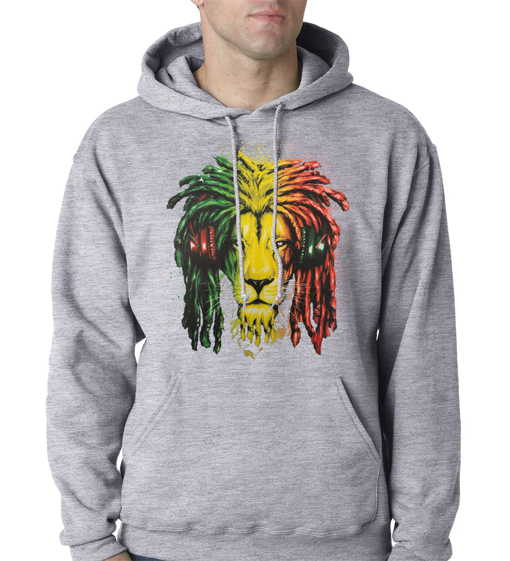 Rasta Colored Lion Hoodie