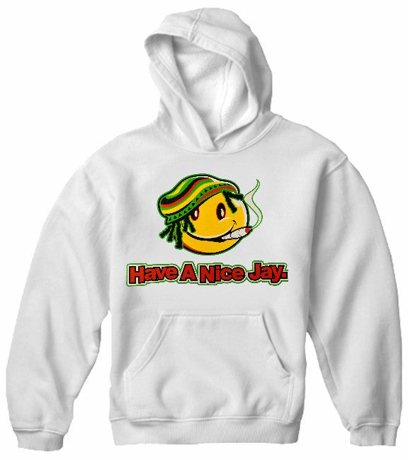 Rasta Smiley Sweatshirt - Have a Nice Jay Hoodie