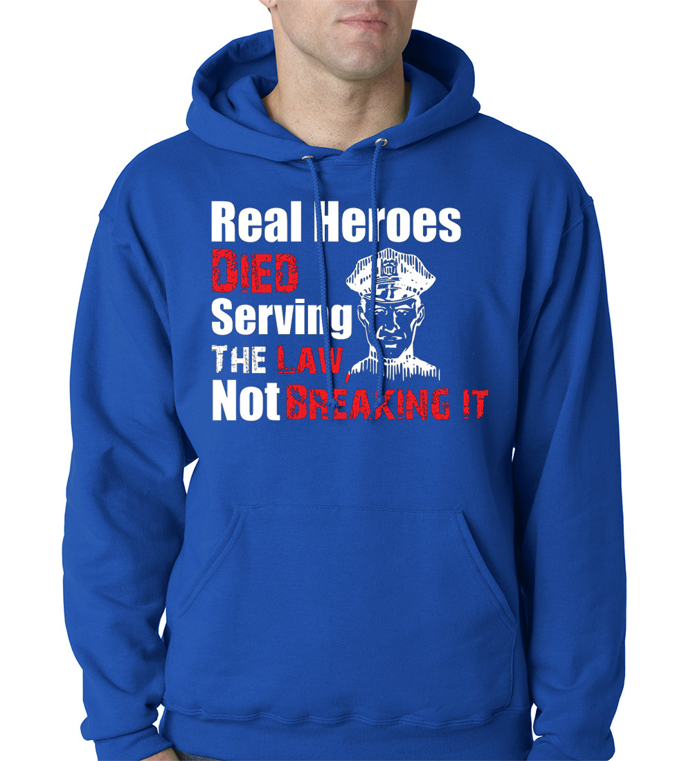 Real Heroes Adult Hoodie