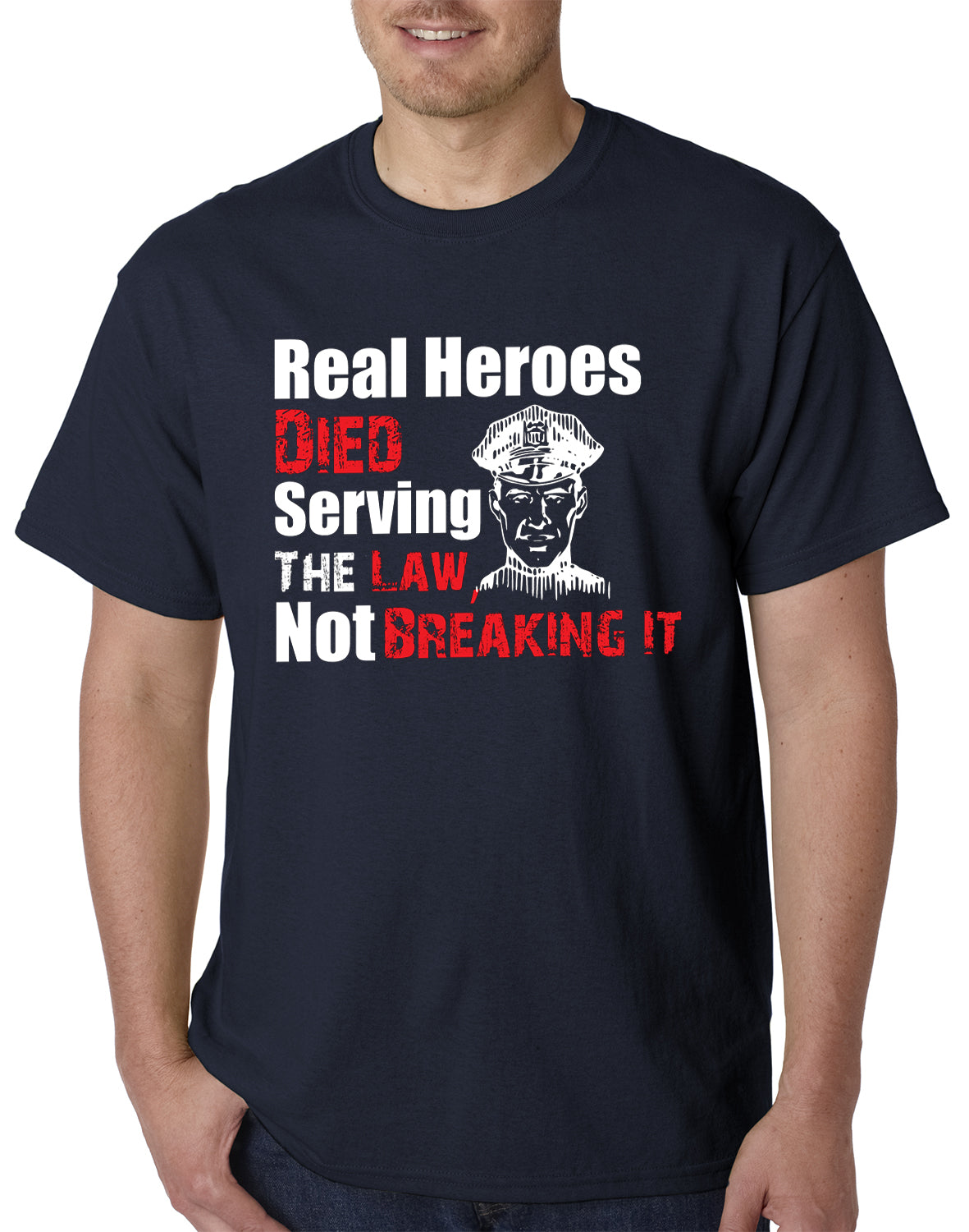 Real Heroes Mens T-shirt