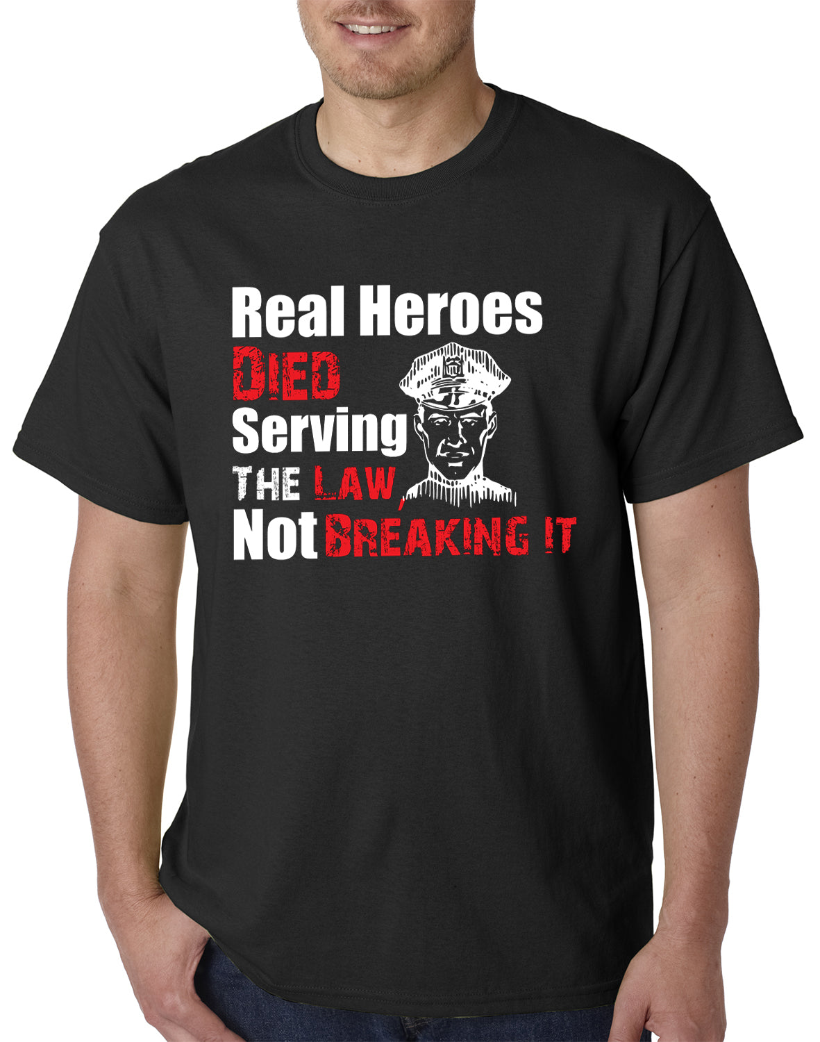 Real Heroes Mens T-shirt