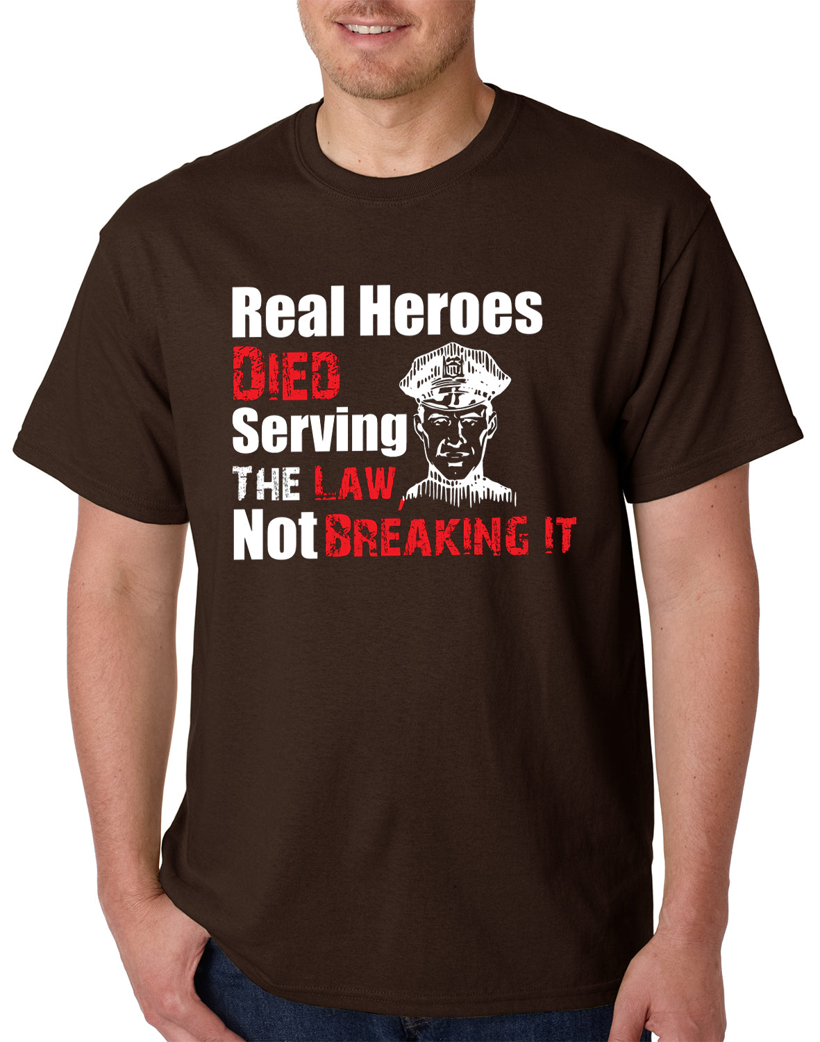 Real Heroes Mens T-shirt