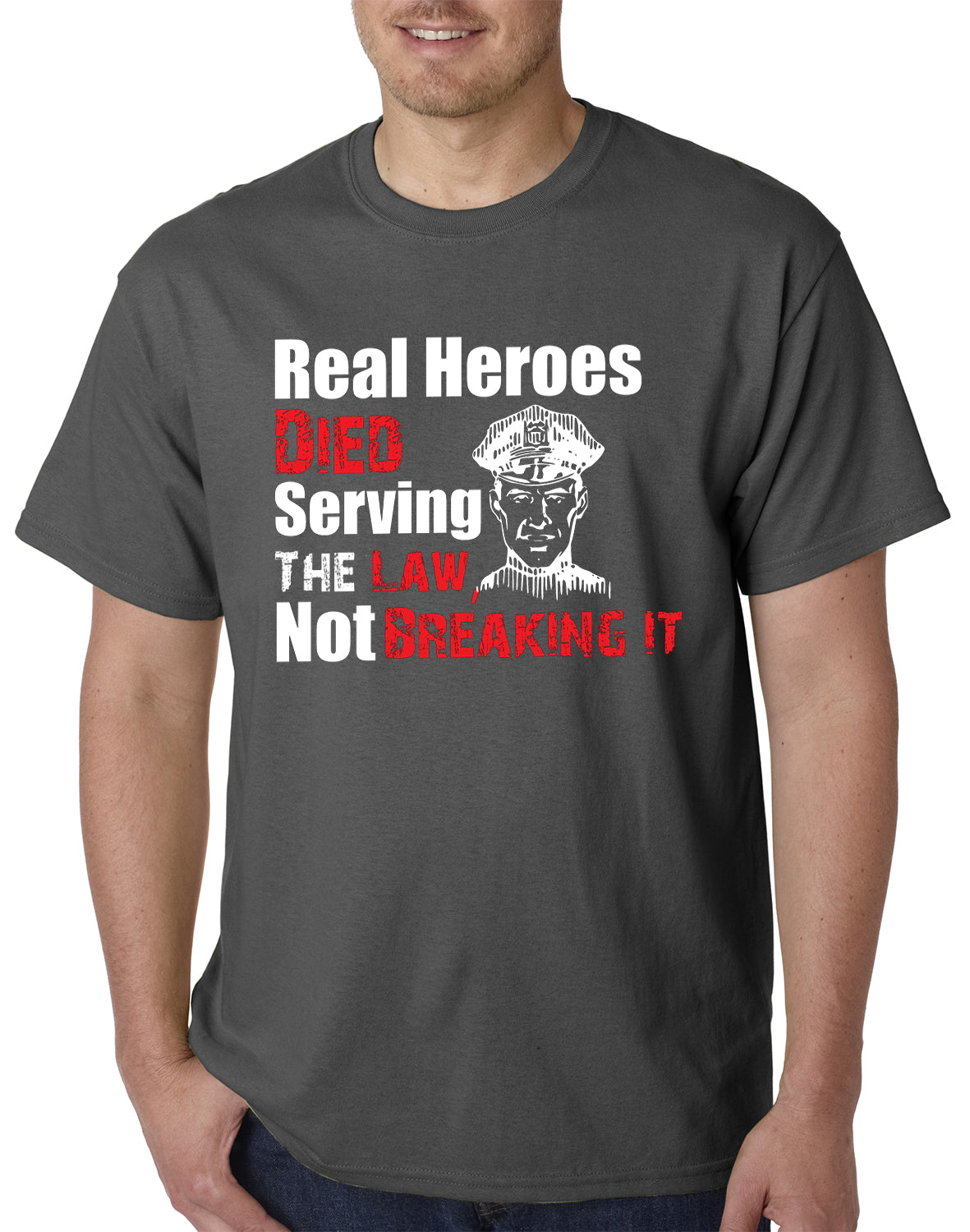 Real Heroes Mens T-shirt