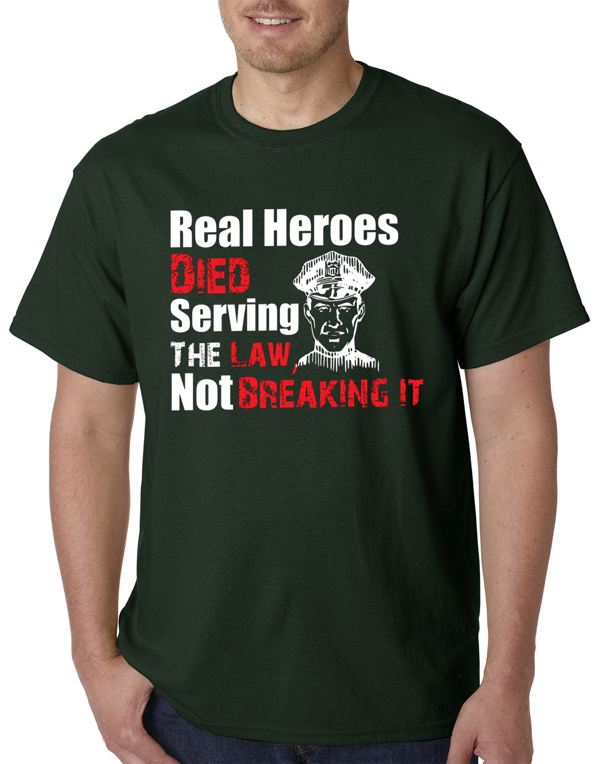 Real Heroes Mens T-shirt