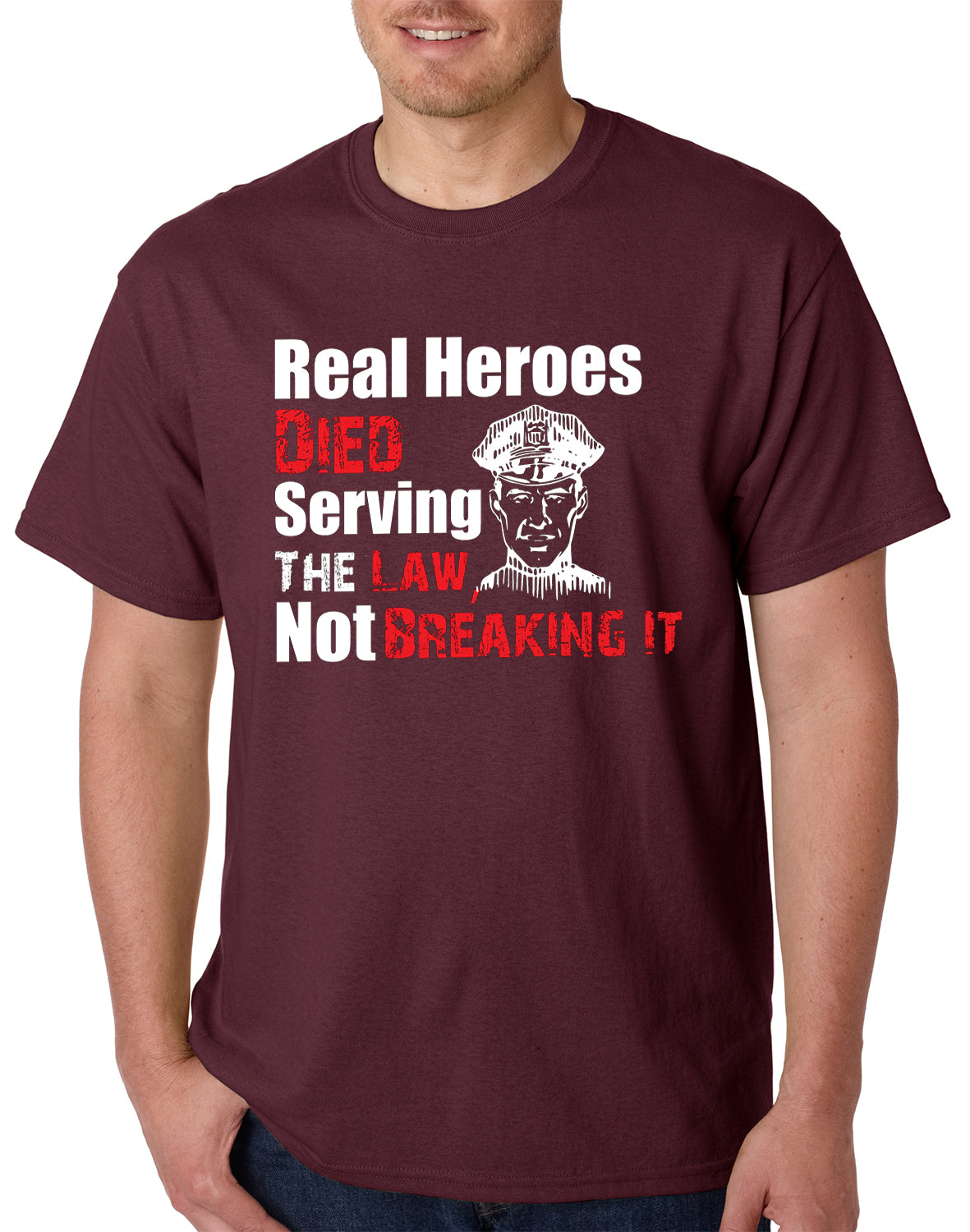 Real Heroes Mens T-shirt