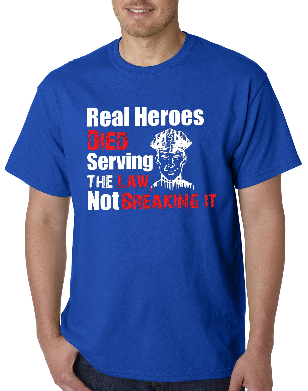 Real Heroes Mens T-shirt