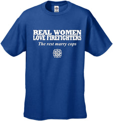 Real Women Love Firefighters Men's T- Shirt