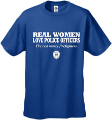 Real Women Love Police Officers Men's T- Shirt