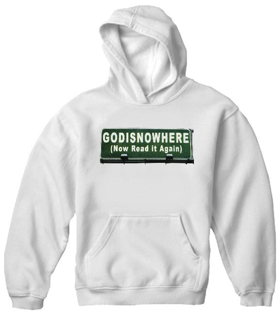 Religious Sweatshirts - Godisnowhere God is Now Here! Hoodie