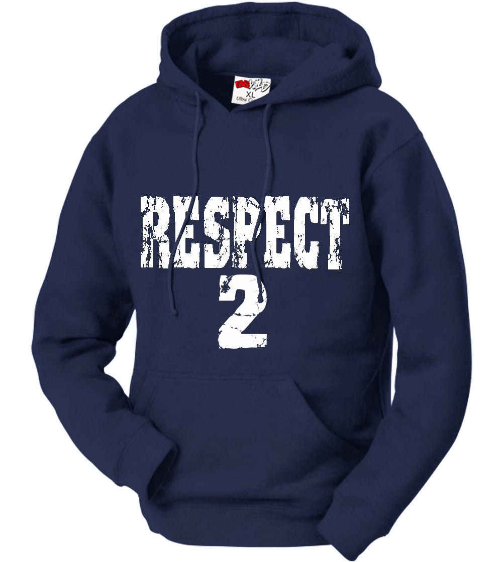 RESPECT 2 Jeter Baseball Adult Hoodie (Navy Blue)