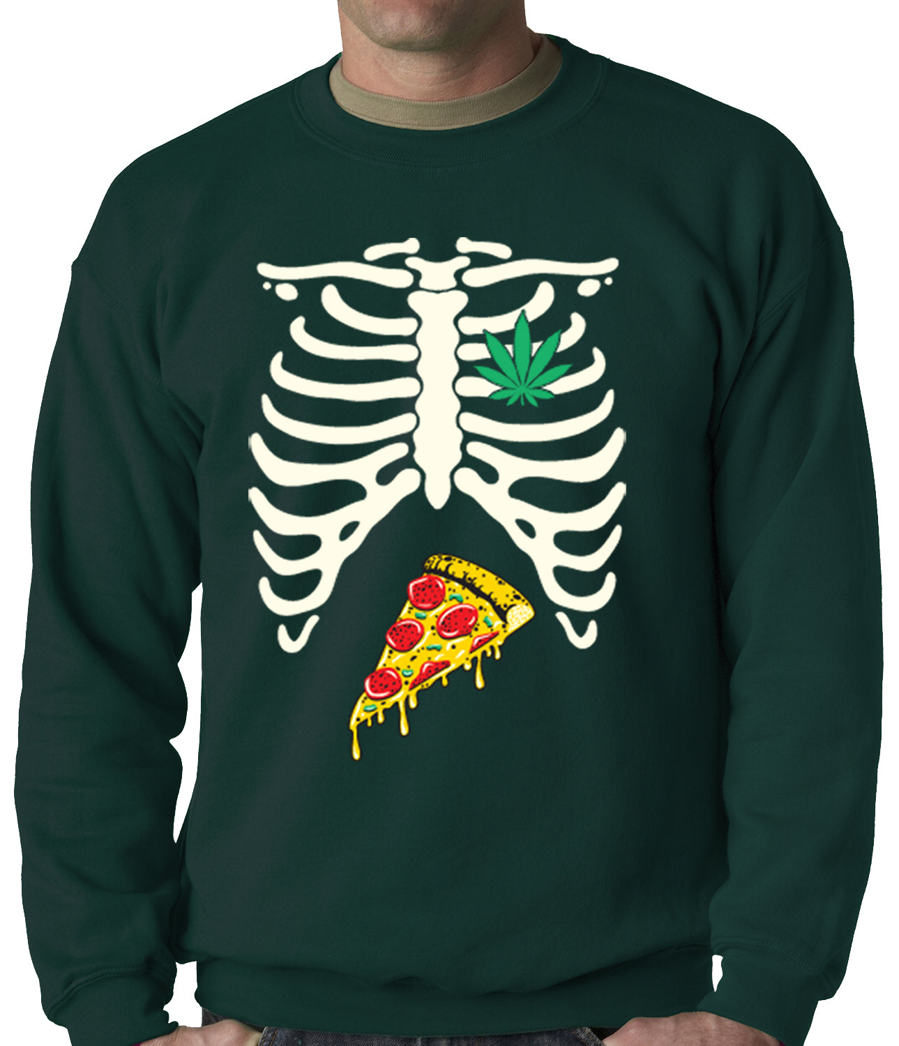 Rib Cage Munchies Adult Crewneck