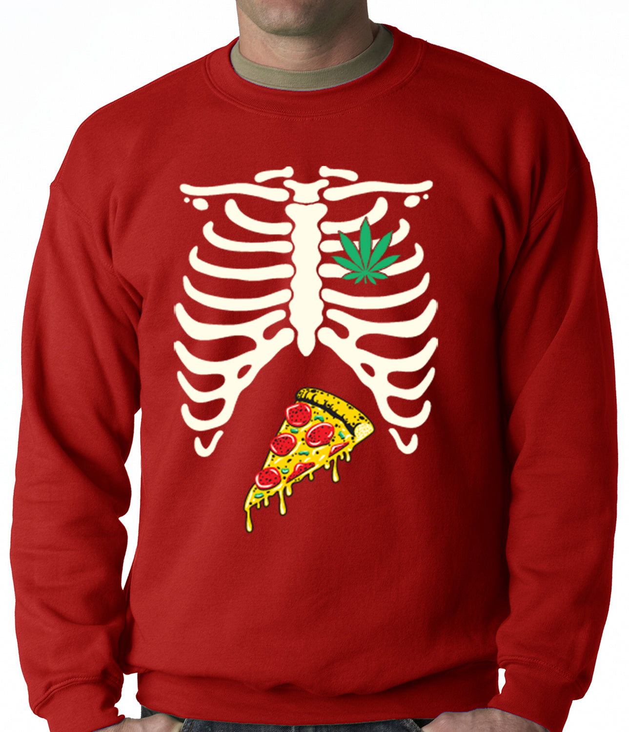 Rib Cage Munchies Adult Crewneck