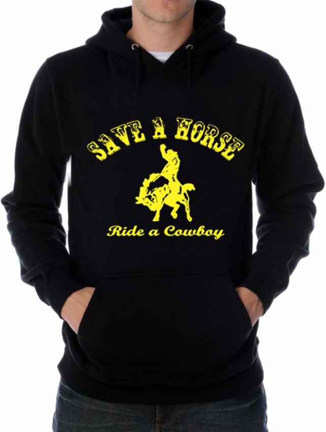 Ride A Cowboy Adult Hoodie