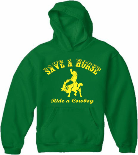Ride A Cowboy Adult Hoodie