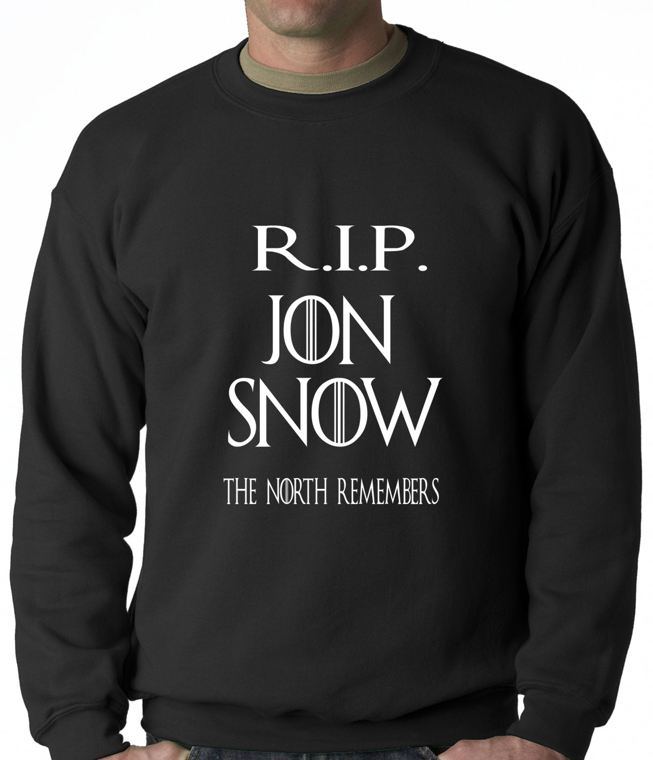 RIP Jon Snow - The North Remembers Adult Crewneck