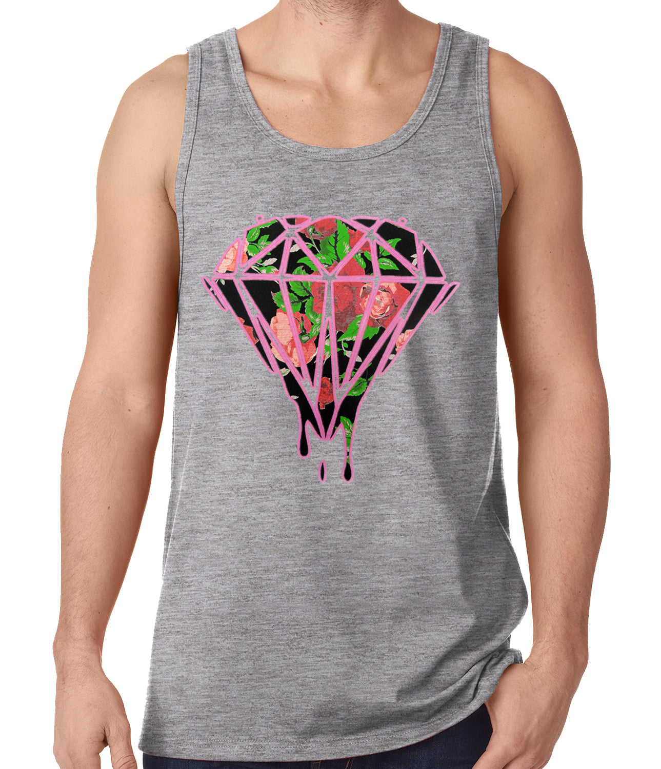 Roses Dripping Diamond Tank Top