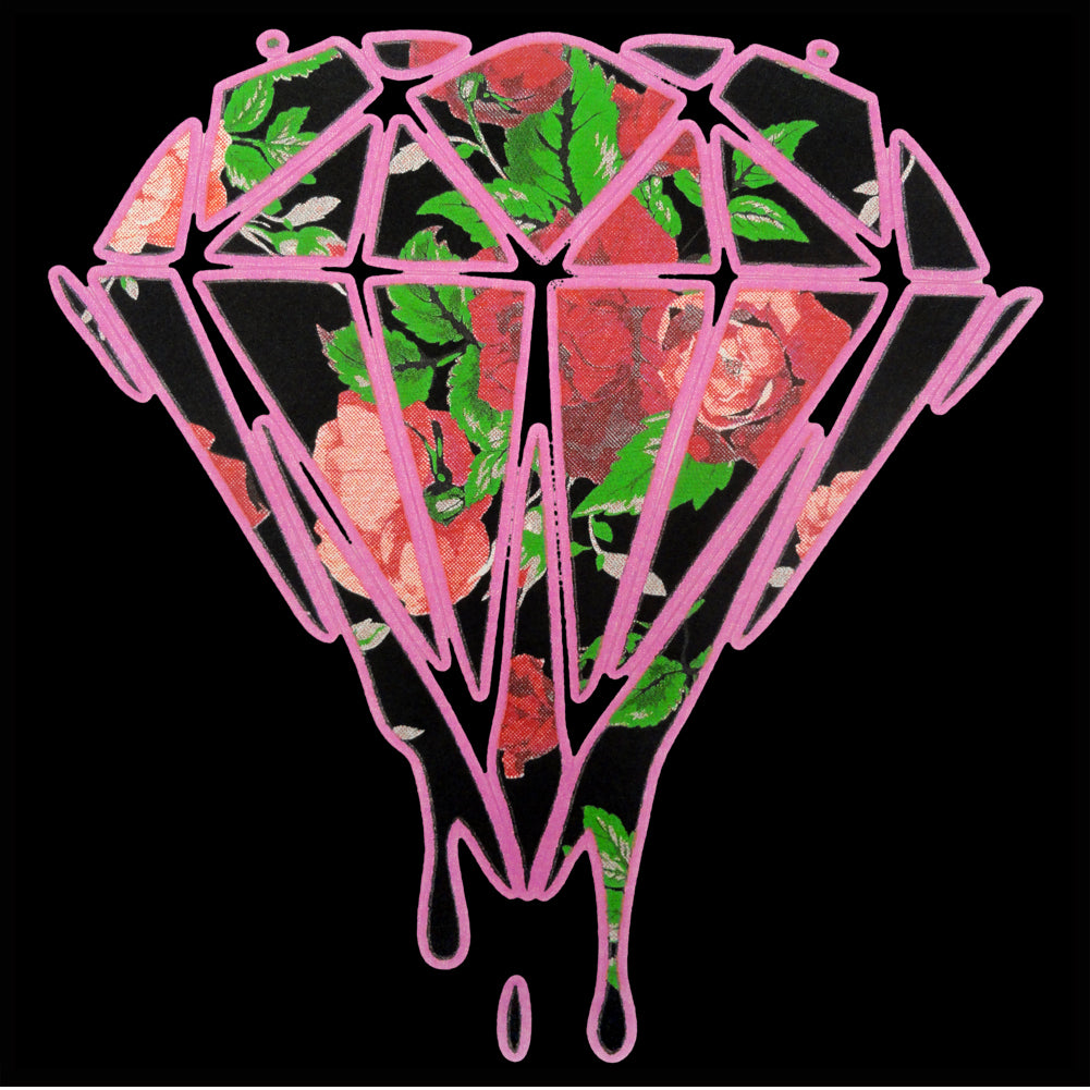 Roses Dripping Diamond Adult Crewneck