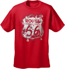 Route 66 Sign with Bullet Holes Men's T-Shirt
