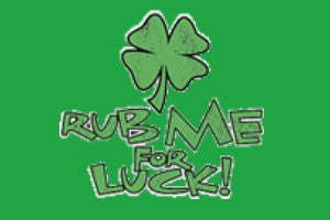 Rub Me For Luck Girls T-Shirt