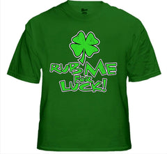 Rub Me For Luck Men's Irish T-Shirts