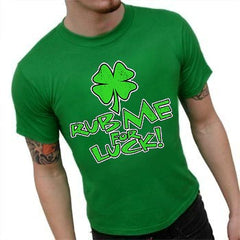 Rub Me For Luck Men's Irish T-Shirts