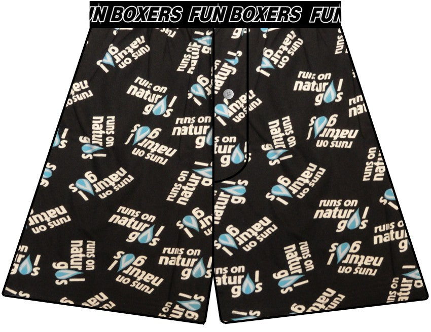 Runs on Natural Gas Boxer Shorts