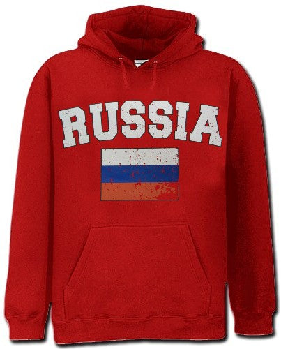 Russia Vintage Flag International Hoodie