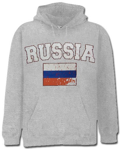 Russia Vintage Flag International Hoodie