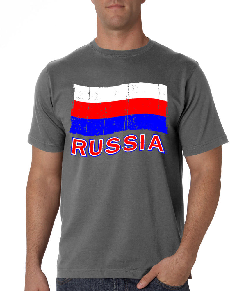 Russia Vintage Flag Men's T-Shirt