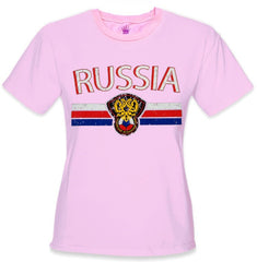 Russia Vintage Shield International Girls T-Shirt