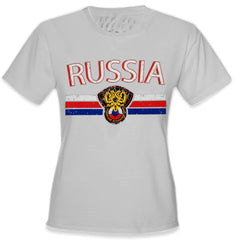 Russia Vintage Shield International Girls T-Shirt