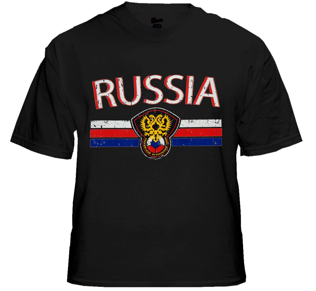 Russia Vintage Shield International Mens T-Shirt