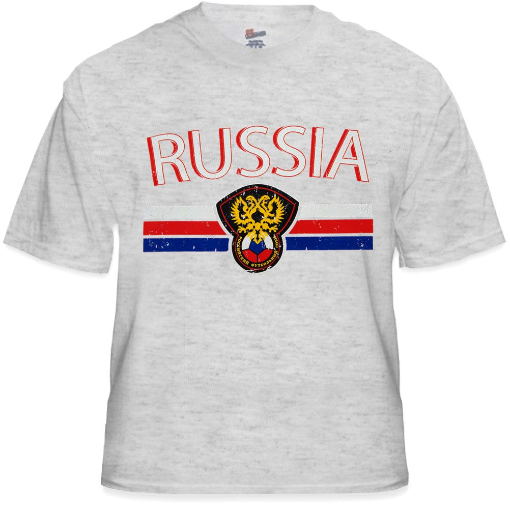 Russia Vintage Shield International Mens T-Shirt