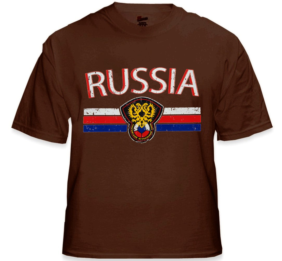 Russia Vintage Shield International Mens T-Shirt
