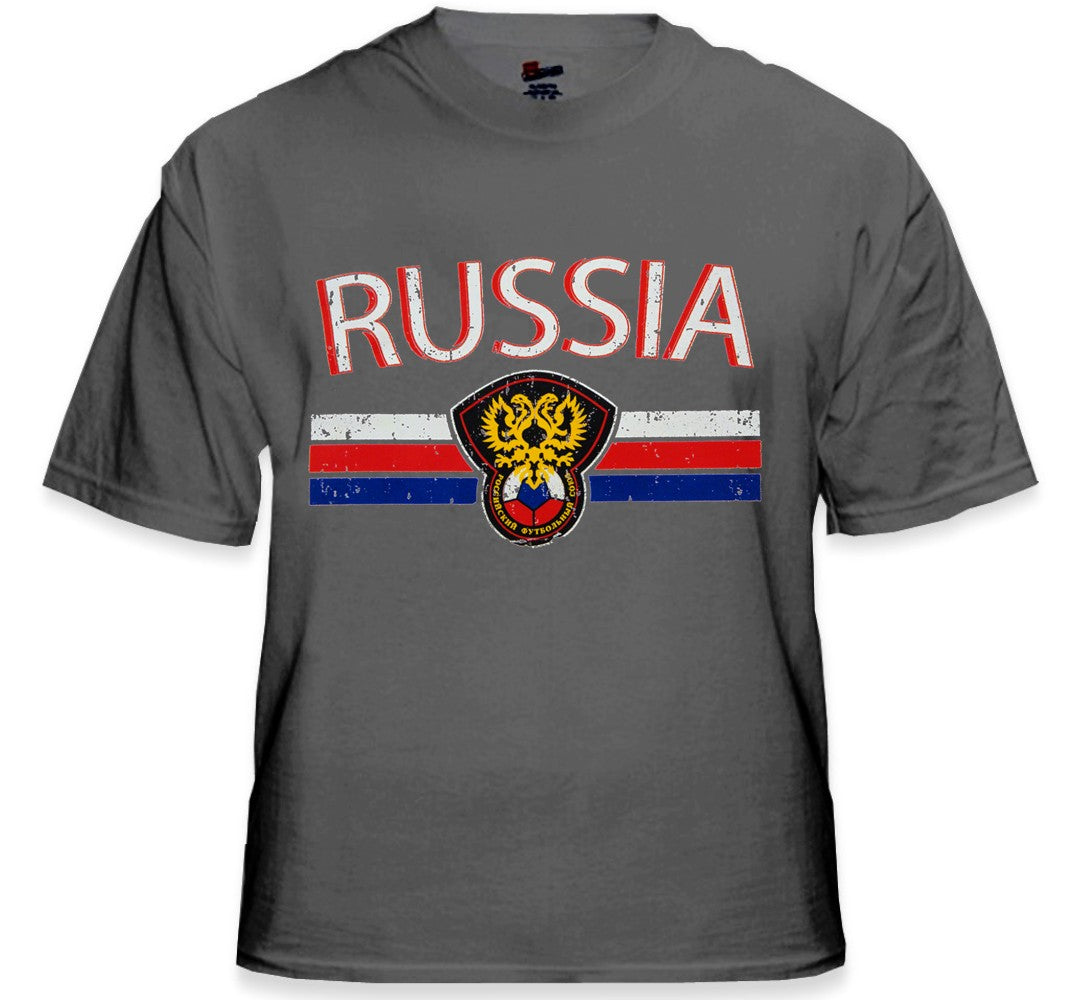Russia Vintage Shield International Mens T-Shirt