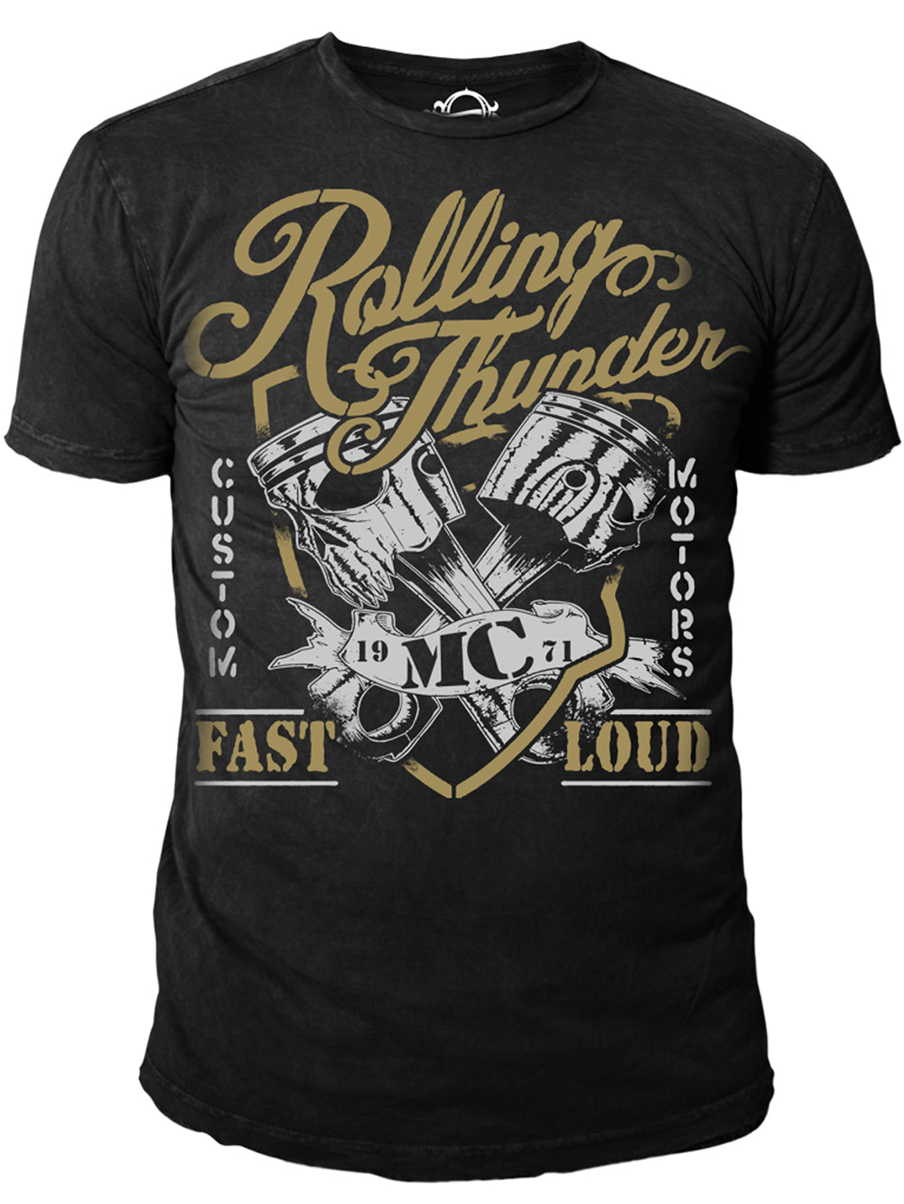 Ryder Supply Clothing - Thunder Mens T-shirt (Black)