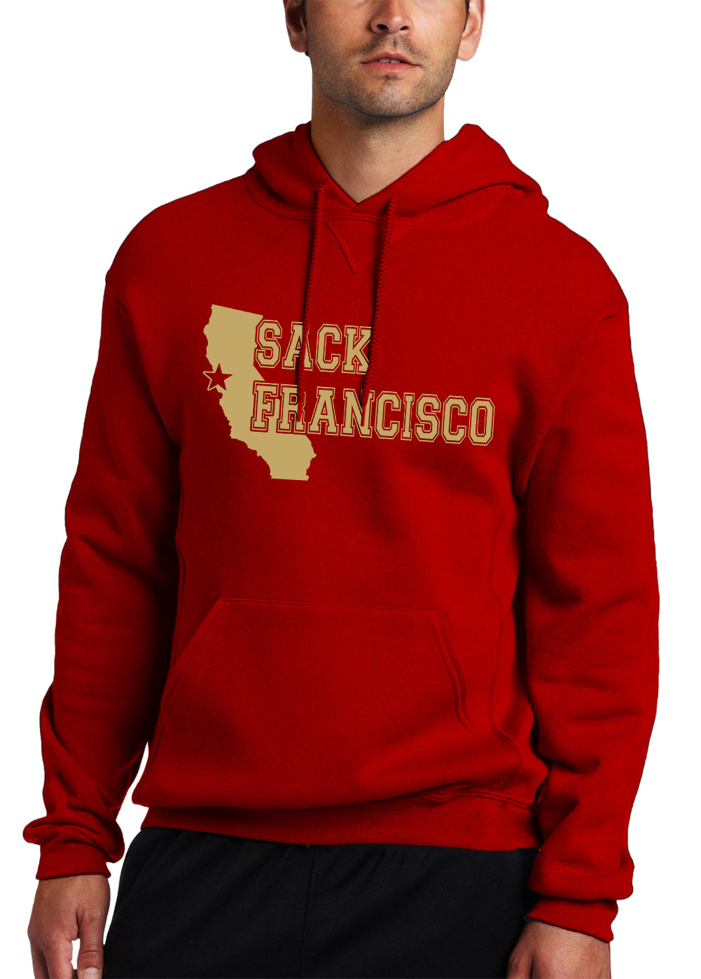 SACK FRANCISCO San Francisco 49ers Football Adult Hoodie