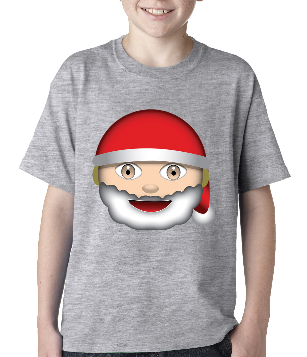 Santa Emoji Kids T-shirt