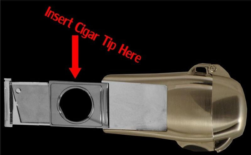 Saratoga Smoking Club Dual Torch Cigar Lighter With Cutter