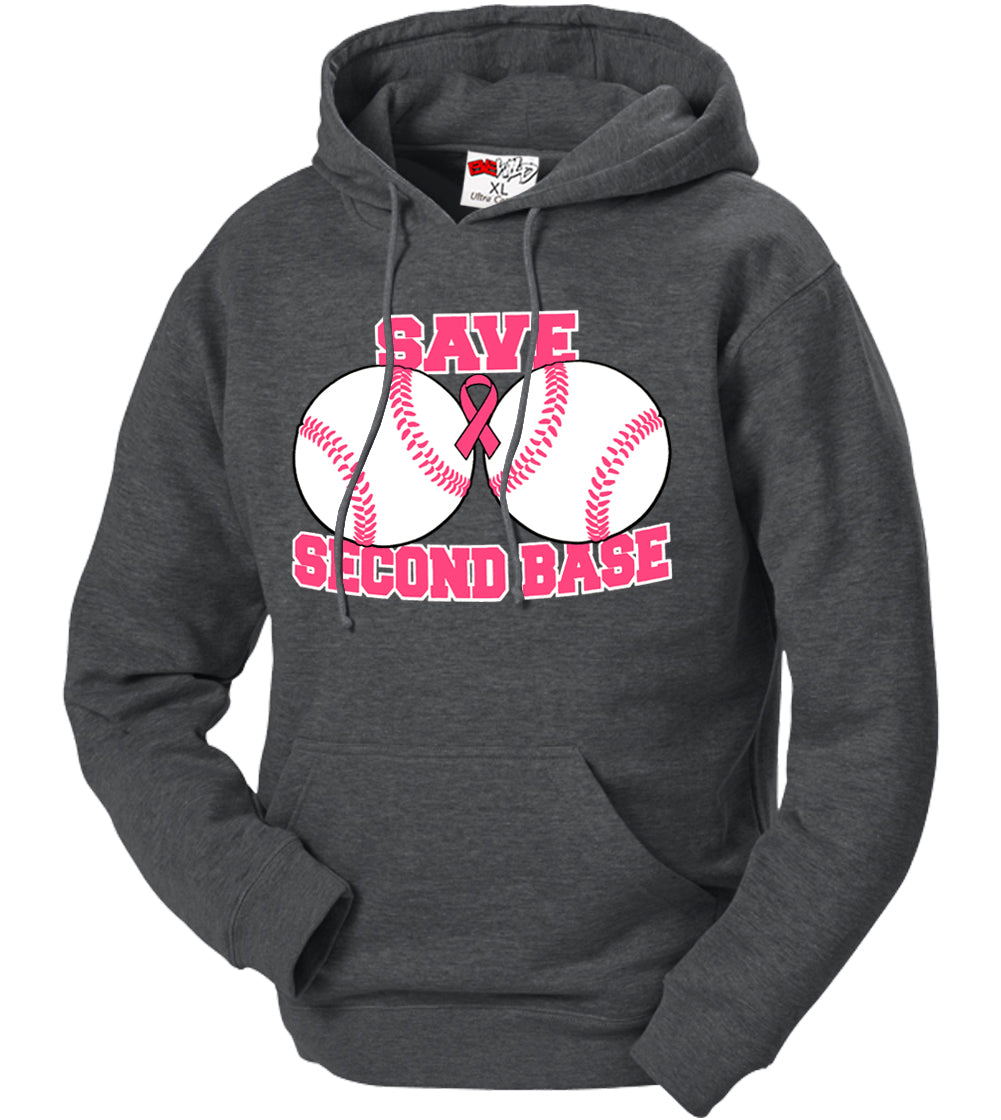 Save Second Base Adult Hoodie