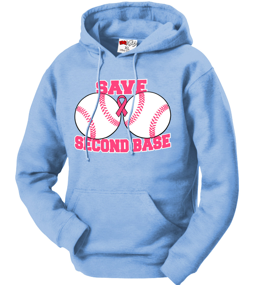 Save Second Base Adult Hoodie