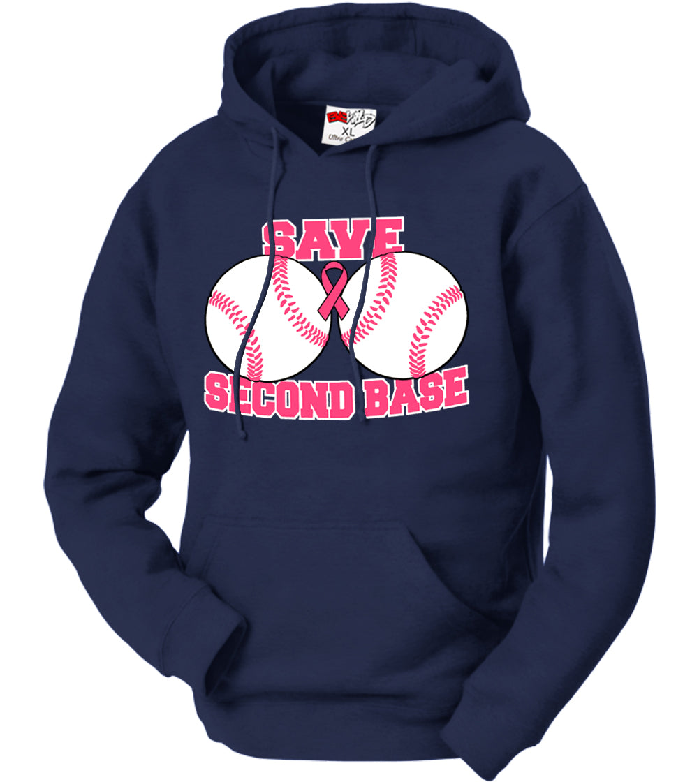 Save Second Base Adult Hoodie
