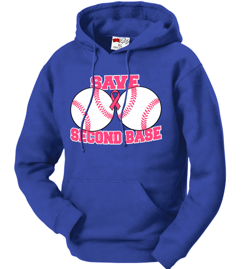 Save Second Base Adult Hoodie
