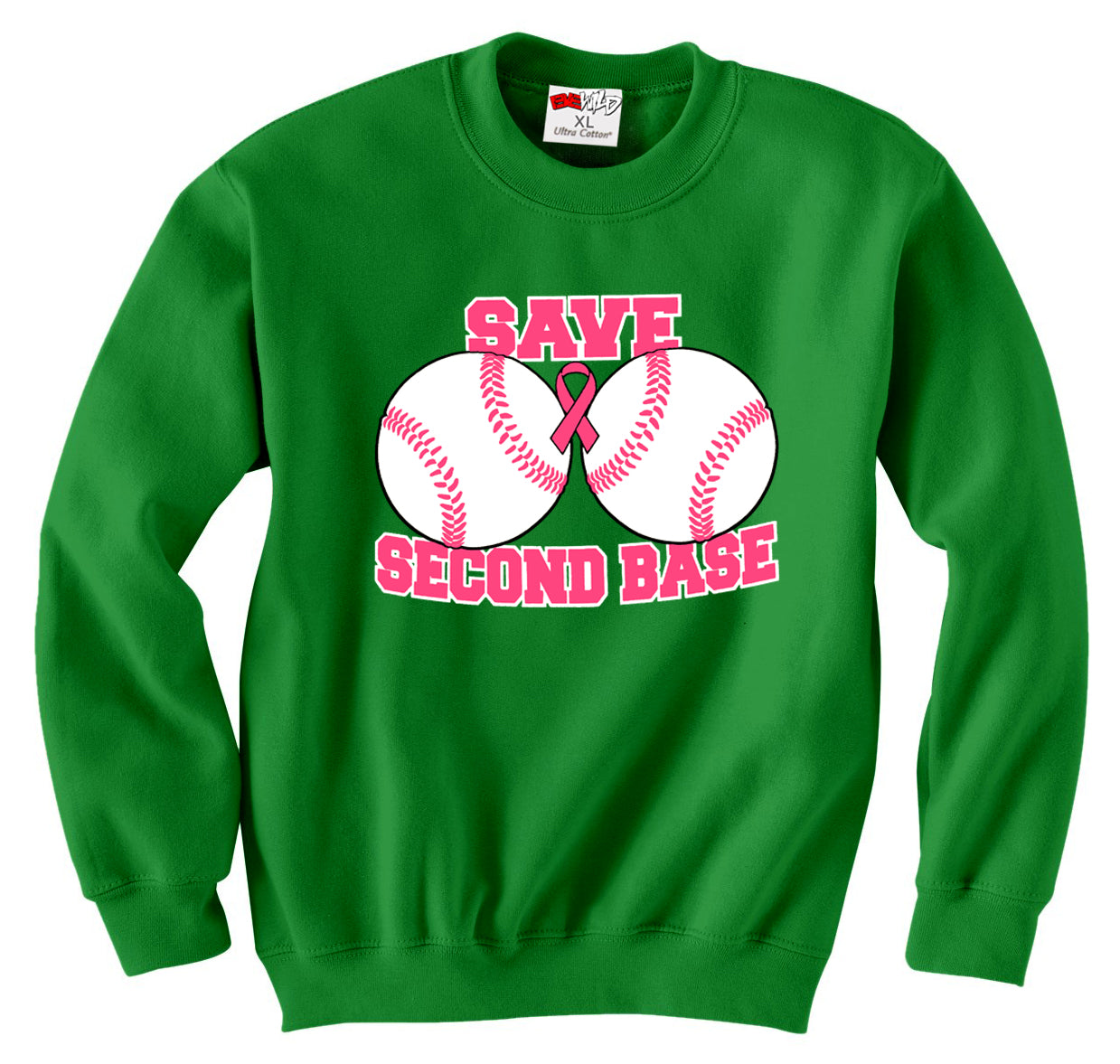 Save Second Base Crew Neck Sweatshirt