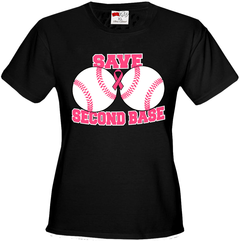 Save Second Base Girl's T-Shirt