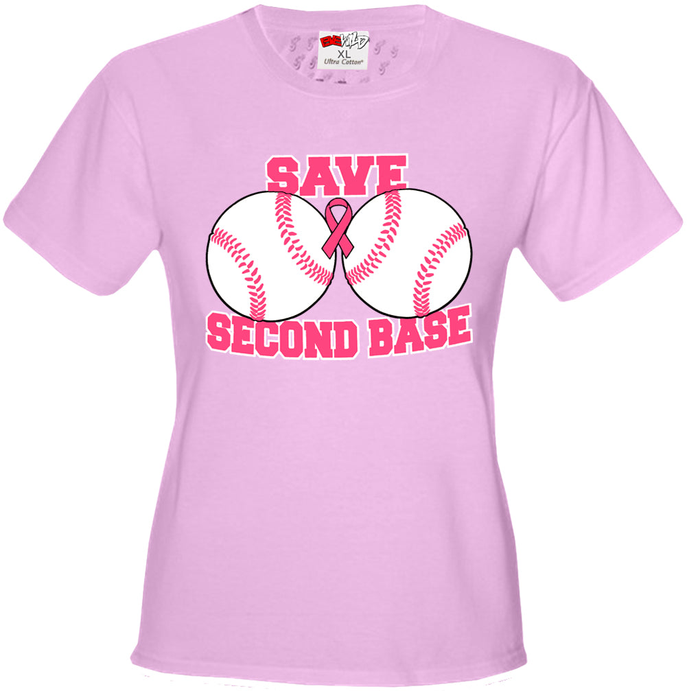 Save Second Base Girl's T-Shirt