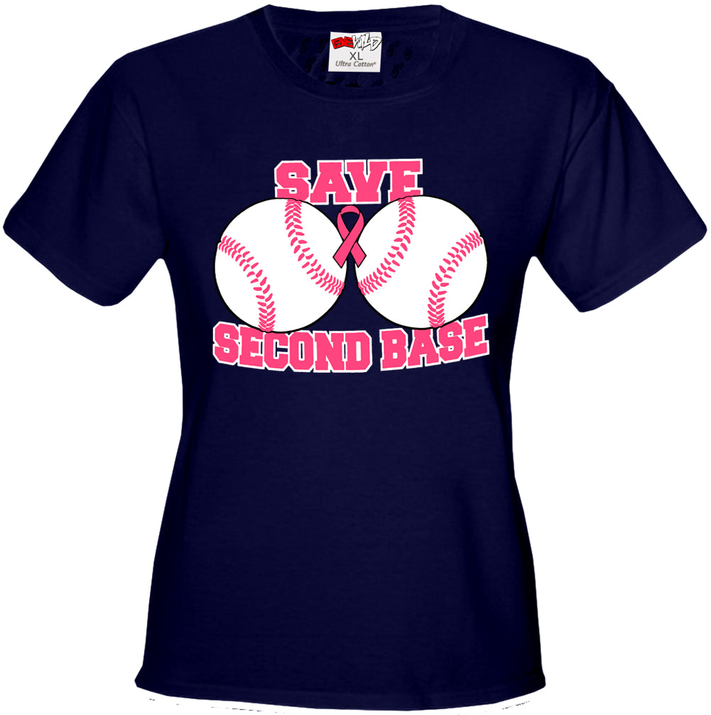 Save Second Base Girl's T-Shirt