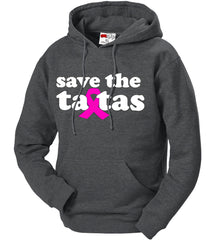 Save The Ta Tas Breast Cancer Awareness Adult Hoodie